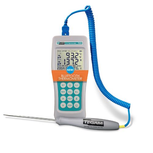 TEGAM 932B Wireless Bluetooth Data Logger Thermometer with Thermocouple Probe