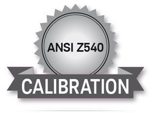 Z540 Calibration Standard Certifcate