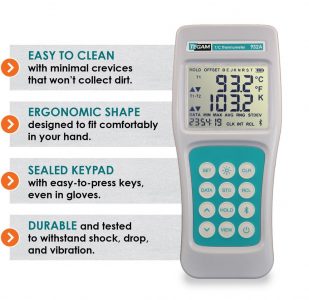 TEGAM Digital Thermometers & Probes for Contact Readings