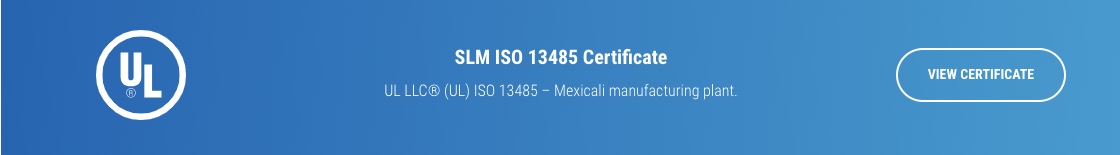 SLM ISO 13485 Certificate